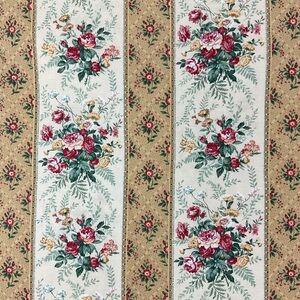 Vintage Robert’s Floral Garden quilting cotton fabric 97” x 44” RJR Fabrics